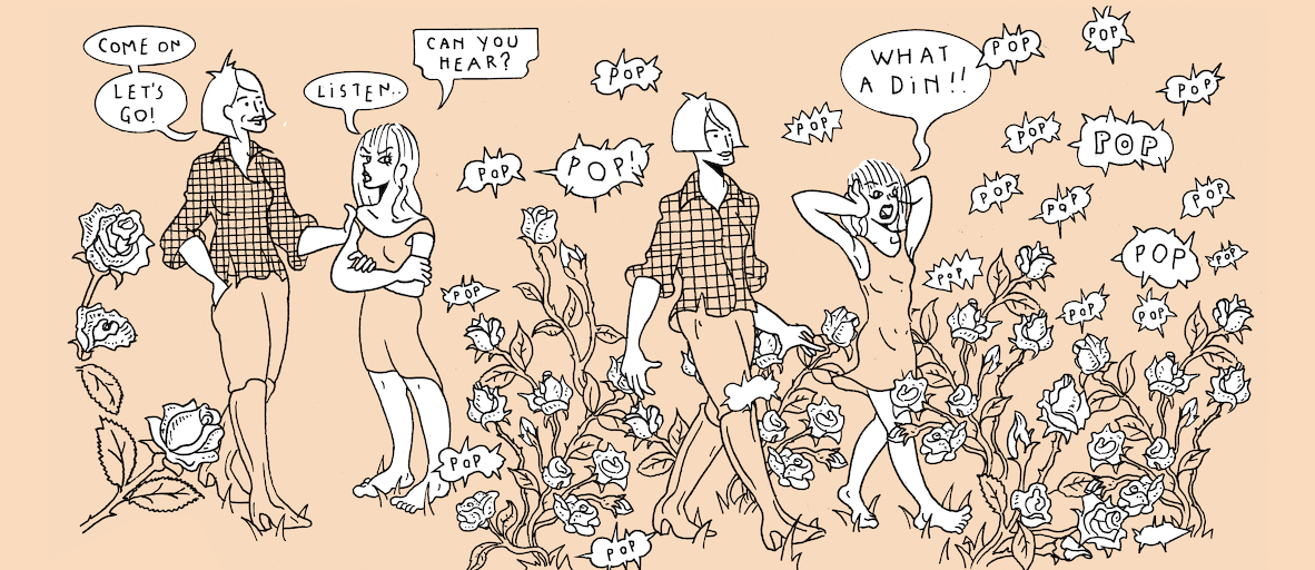 On light, buds and bursts - strip 1