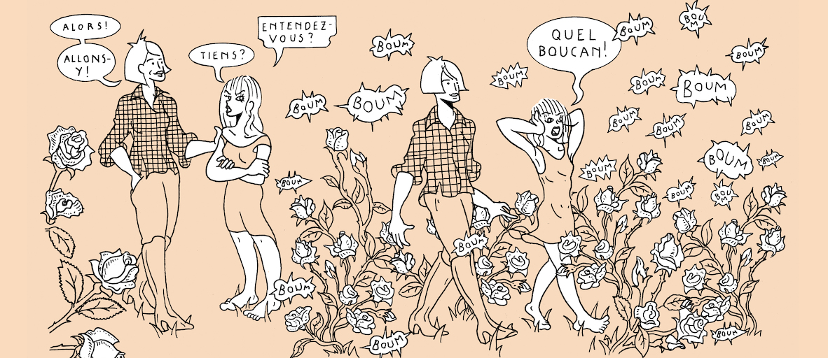 On light, buds and bursts - strip 1