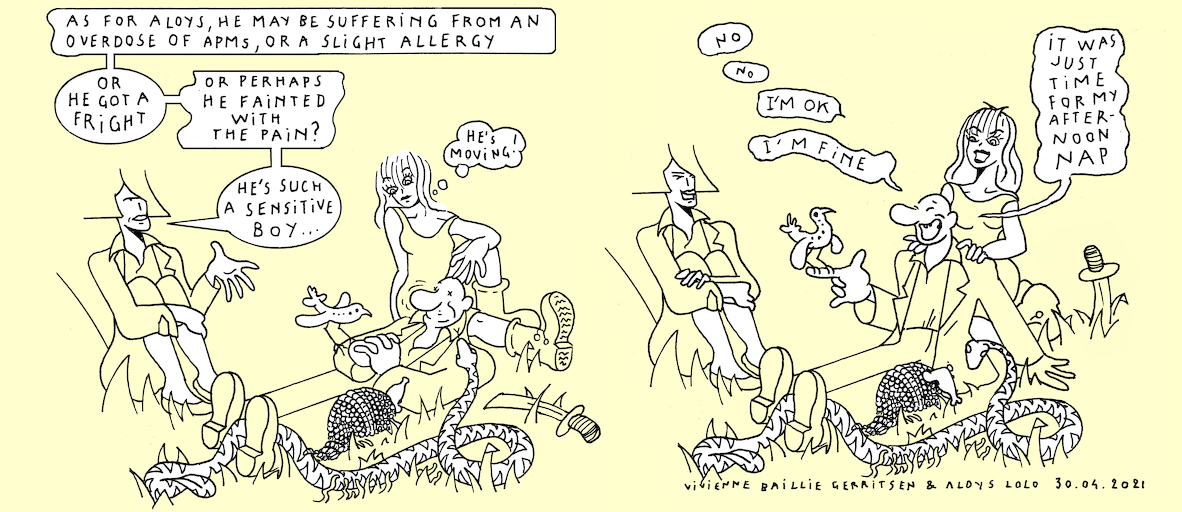 A wasp's sting - strip 9