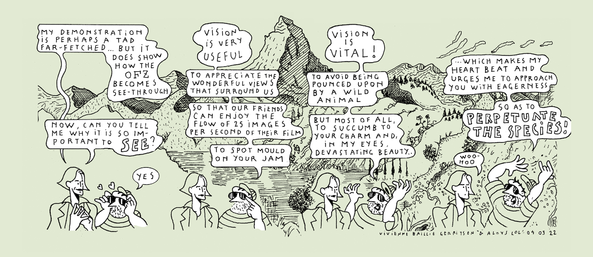 The makings of transparency - strip 8