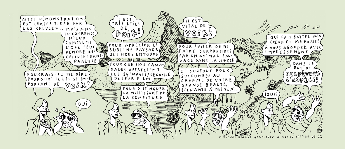 The makings of transparency - strip 8