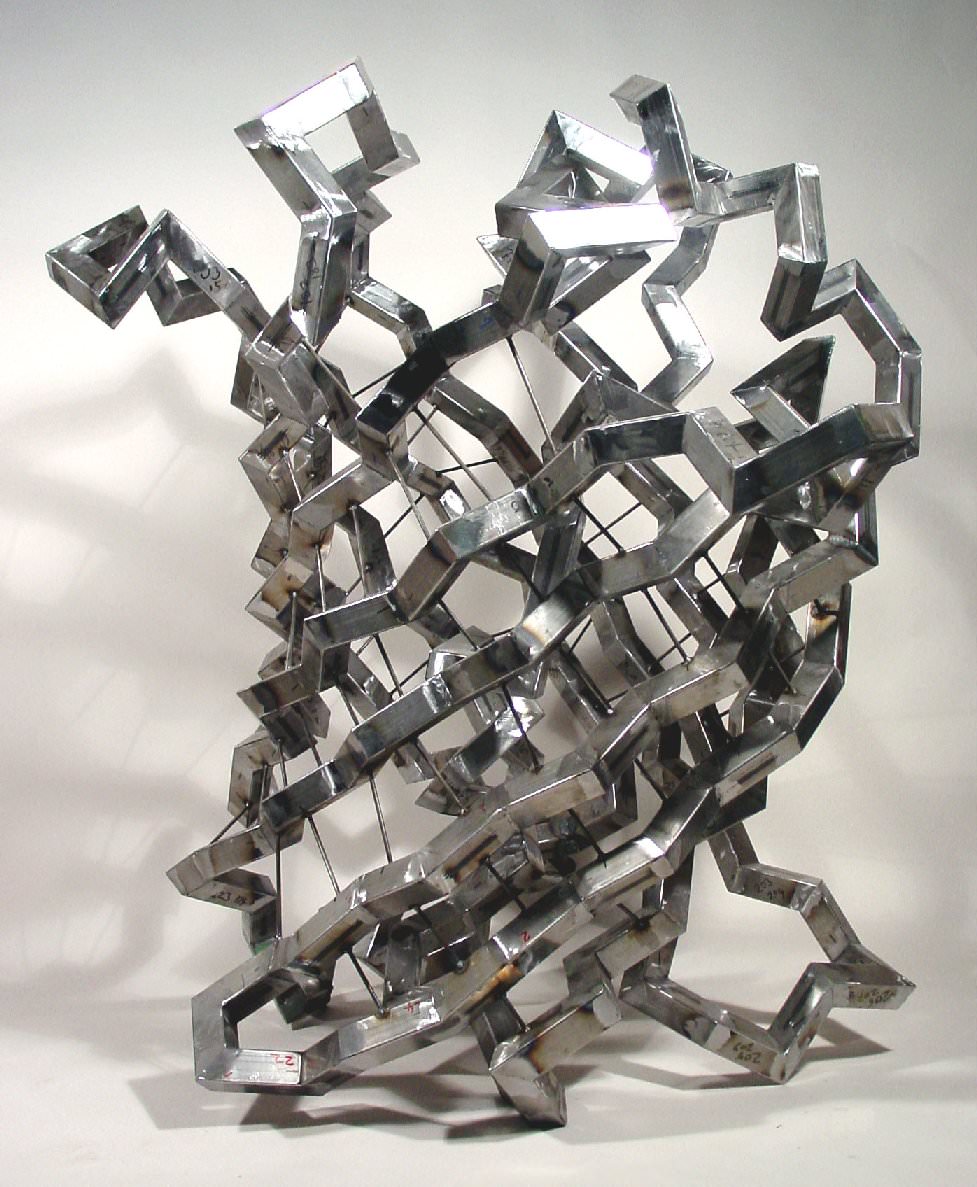 [ GFP in steel, Julian Voss-Andreae, 2004